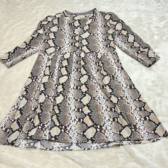 Maeve from Anthropologie like‎ new snakeskin patterned dress - Picture 3 of 5